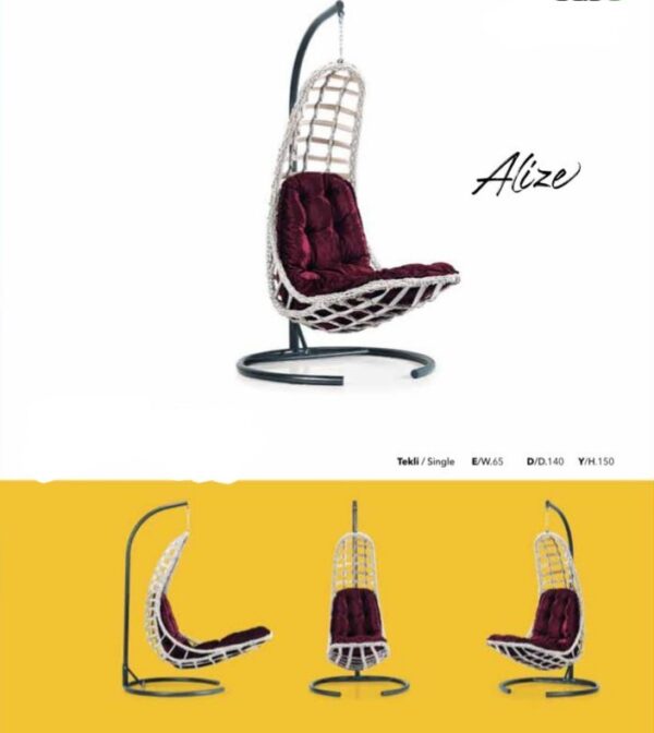 SEZLONG balansoar ,ALİZE,1400x650x1500 mm,