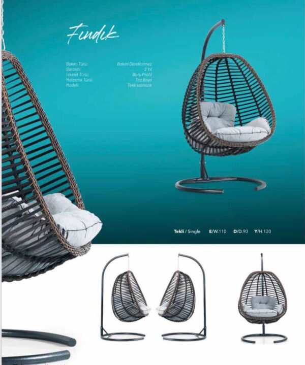 SEZLONG-balansoar FINDIK 1400x650x1500 mm