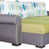 Coltar extensibil Royal, verde - gri