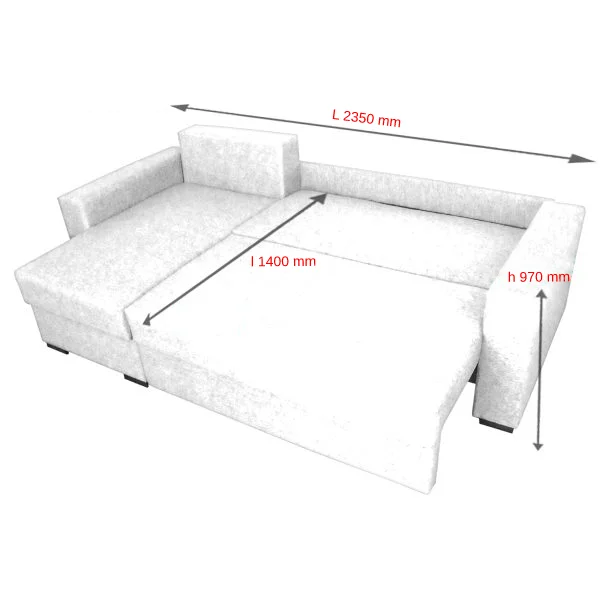 Coltar extensibil Rileft schita dimensiuni stanga Coltar extensibil Rileft schita dimensiuni stanga