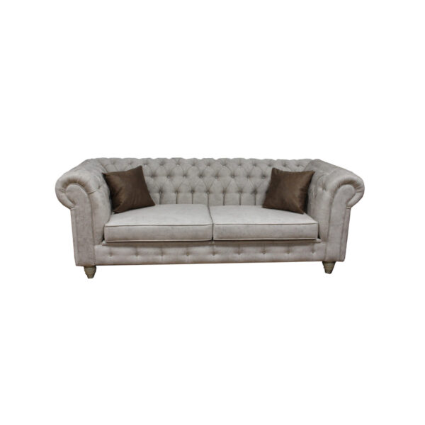 CHESTERFIELD Canapea , 3 locuri bej