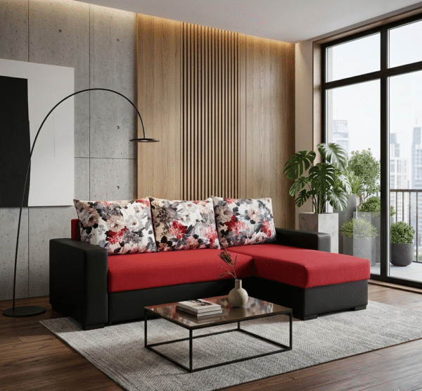 Coltar extensibil Rileft rosu/negru ®️