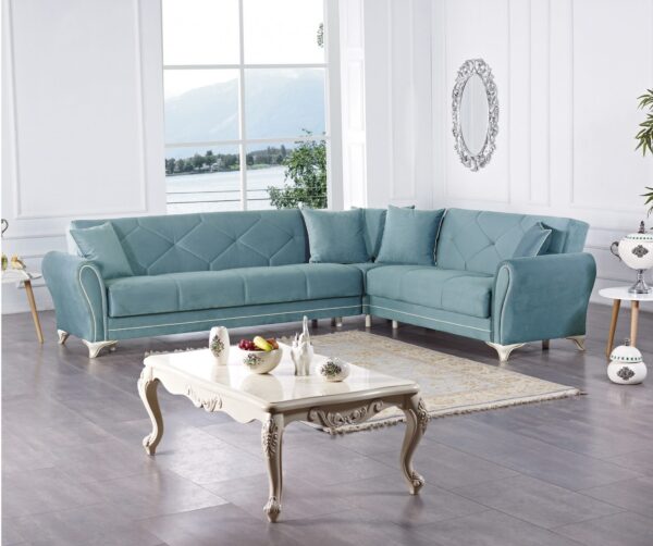 Coltar extensibil duru,blue