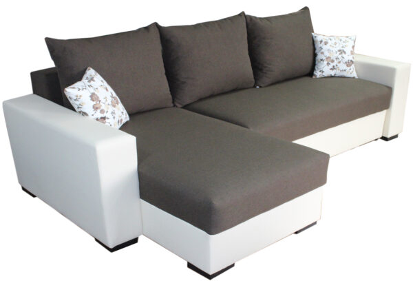 Coltar extensibil Rona maro piele bej