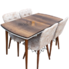 Set masa Elegant MDF picioare lemn