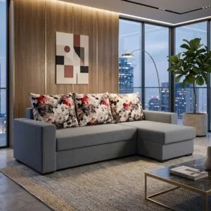 Coltar extensibil Rileft Sofa Gri 17