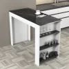 Masa Bar , Modella Talex  Alb-Negru ®️