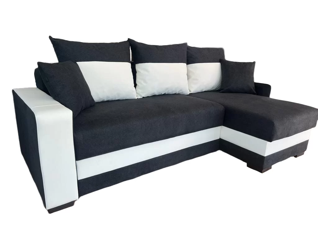 Coltar extensibil Modella Lotus Negru-alb