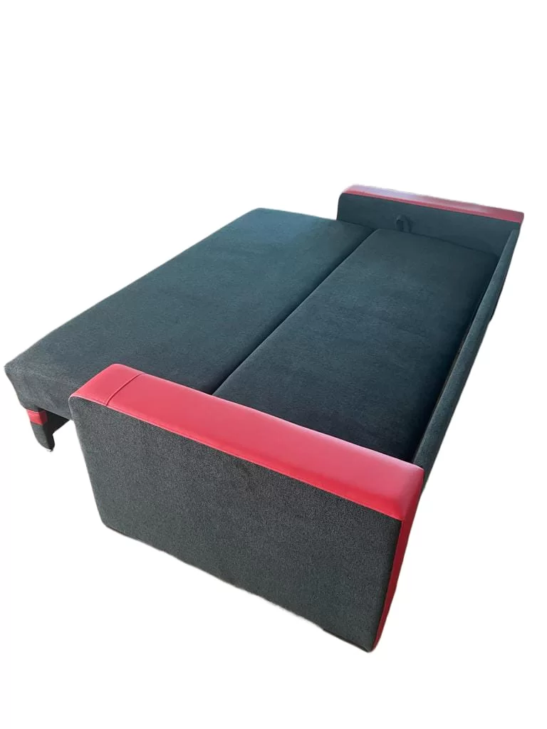 canapea negru rosu lotus