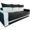 Canapea extensibila Modella Lotus Negru-alb
