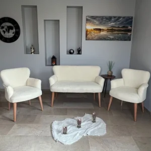 Set canapea Dayana Bej 2+1+1