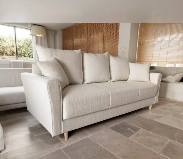 Canapea extensibila Rapsody Modela crem