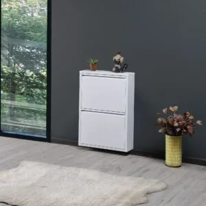 Metalux Pantofar cu 2 uşi alb
