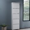 Metalux Pantofar cu 5 uşi gri