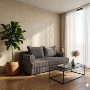 Canapea Extensibila Aris Gri