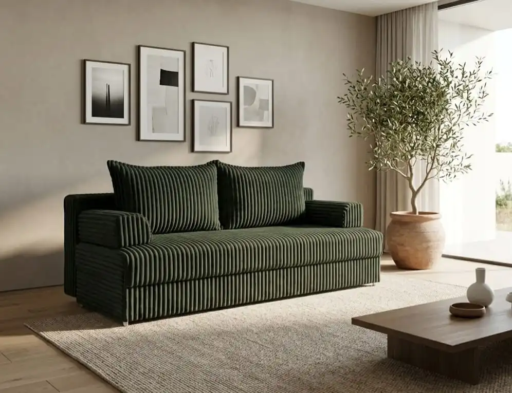Canapea Extensibila Aris Verde