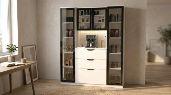 Dulap pentru bucatarie Barista alb