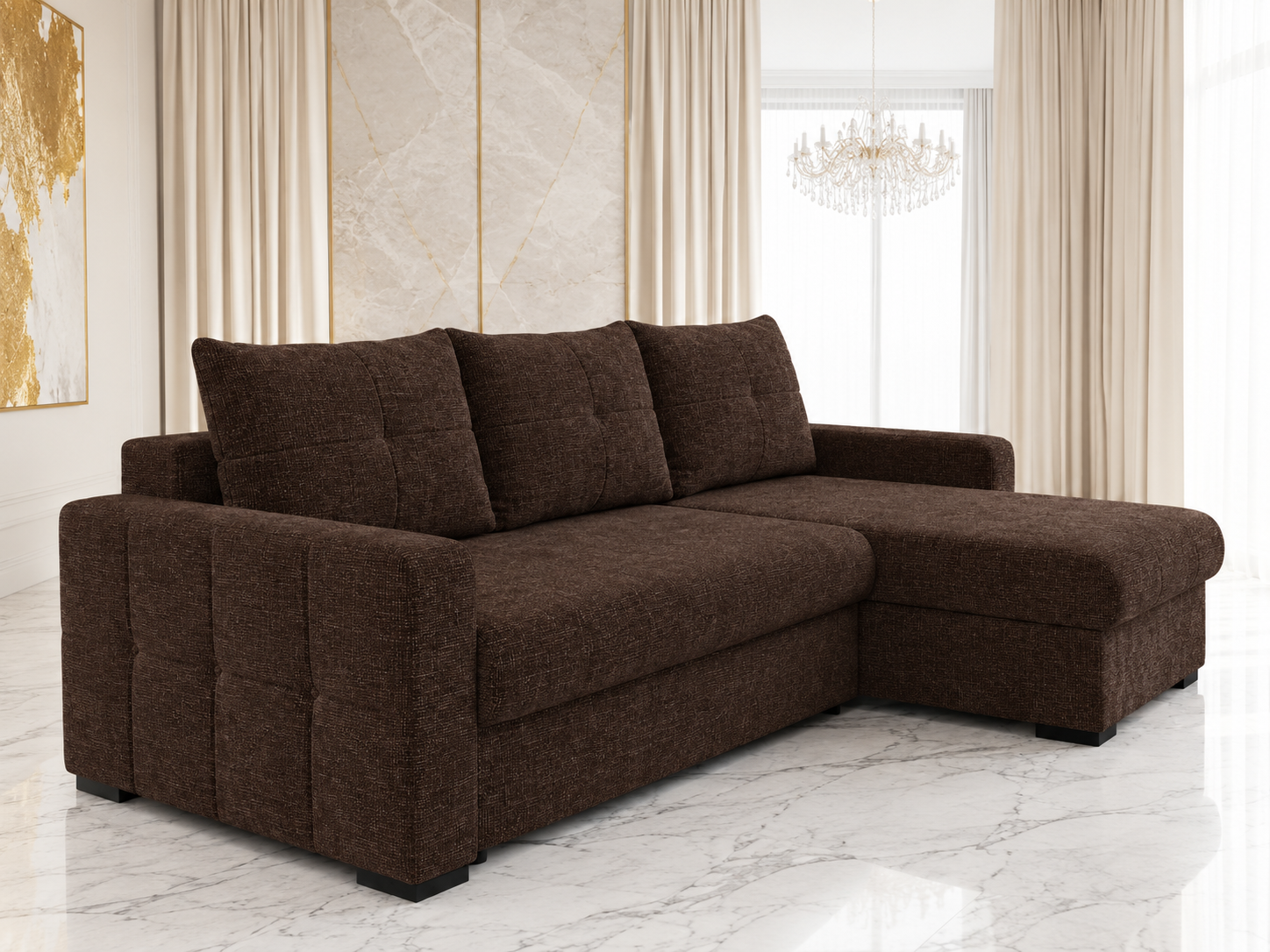 Coltar Extensibil si Reversibil Nero MOdella Maro_2